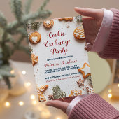 Cookies in snoepjes Exchange Party Kaart