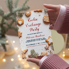 Cookies in snoepjes Exchange Party Kaart