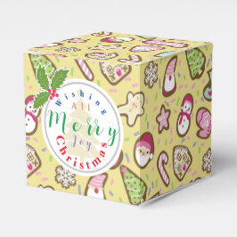 Cookies Kerst Gele Favoriet Box Bedankdoosjes