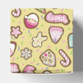 Cookies Kerst Gele Favoriet Box Bedankdoosjes (Bovenkant)