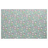 Cookies Kerst Turquoise Stof (Fat Quarter)