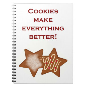 COOKIES MAKEN ALLES BETER! NOTITIEBOEK