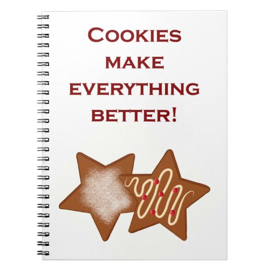 COOKIES MAKEN ALLES BETER! NOTITIEBOEK (Voorkant)
