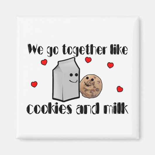 Cookies & Melkliefde Magneet (Voorkant)