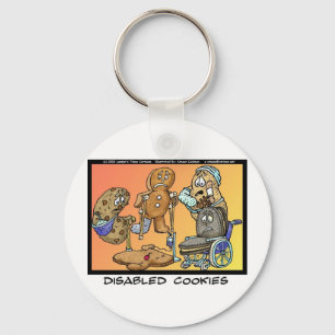 Cookies met een handicap Funny Gifts & Collectible Sleutelhanger