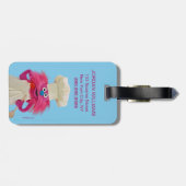 Cookie's Monster Food Truck | Gonger Posing Bagagelabel (Achterkant horizontaal)