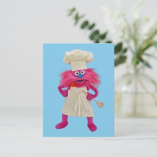 Cookie's Monster Food Truck | Gonger Posing Briefkaart (Staand voorkant)