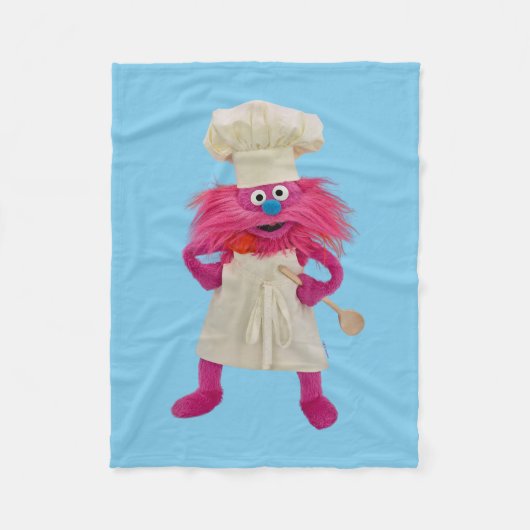 Cookie's Monster Food Truck | Gonger Posing Fleece Deken (Voorkant)