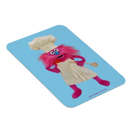 Cookie's Monster Food Truck | Gonger Posing Magneet (Rechterzijde)