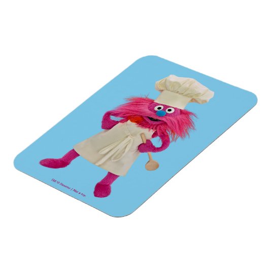 Cookie's Monster Food Truck | Gonger Posing Magneet (Linkerzijde)