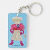 Cookie's Monster Food Truck | Gonger Posing Sleutelhanger (achterkant)