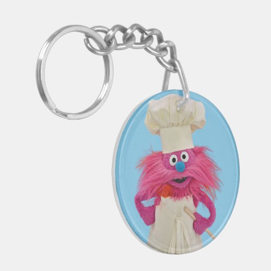 Cookie's Monster Food Truck | Gonger Posing Sleutelhanger (Voorkant Links)