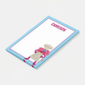 Cookie's Monster Voedseltruck | Gonger Poseert Post-it® Notes (Schuin)