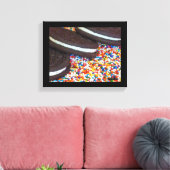 Cookies op Sprinkles Canvas Afdruk (Insitu (Woonkamer))