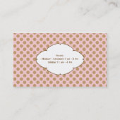 Cookies Photo Bakery Visitekaartje (Achterkant)