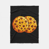 Cookies Shirt Men Women Kids Chocolate Chip Cookie Fleece Deken (Voorkant)