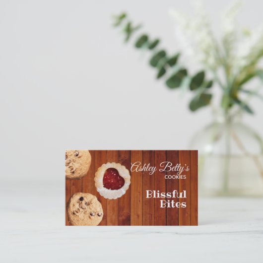 Cookies Slogans Visitekaartjes (Staand voorkant)