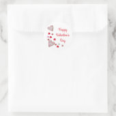 Cookies Snoep Hearts Happy Valentijnsdag Ronde Sticker (Tas)