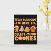 Cookies Support Tech I'm Delete Here Kaart (Gele Bloem)