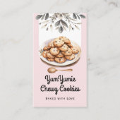 Cookies Trendy QR-code en website Visitekaartje (Voorkant)