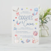 Cookies uit Cookies Cookies Caca met kerstmis-Wate Kaart (Staand voorkant)