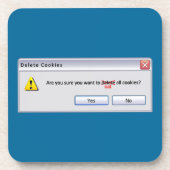 Cookies verwijderen bier onderzetter (Voorkant)