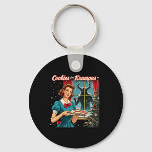 Cookies voor Krampus Grappig Kerst Kerstmis Krampu Sleutelhanger