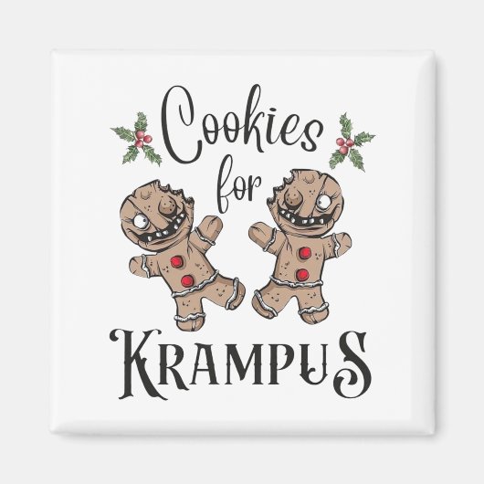 Cookies voor Krampus Magnet (Voorkant)