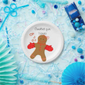 Cookies voor Santa Gingerbread Baker Papieren Bordje (Feest)