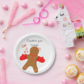 Cookies voor Santa Gingerbread Baker Papieren Bordje (Feest)