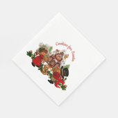 Cookies voor Santa Gingerbread House Papieren serv Servet (Hoek)
