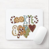 Cookies voor Santa Tshirts en geschenken Muismat (Met muis)