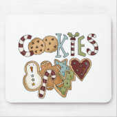 Cookies voor Santa Tshirts en geschenken Muismat (Voorkant)