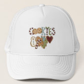 Cookies voor Santa Tshirts en geschenken Trucker Pet (Voorkant)