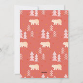 Cookies & warme chocolademelk Rode verjaardag uitn Feestdagenkaart (Achterkant)