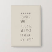 Cookies were delicious button (Voorkant)