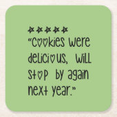 Cookies were delicious kartonnen onderzetters (Voorkant)