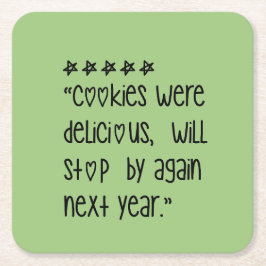 Cookies were delicious kartonnen onderzetters