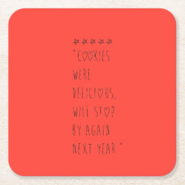 Cookies were delicious kartonnen onderzetters