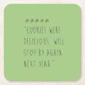 Cookies were delicious kartonnen onderzetters (Voorkant)