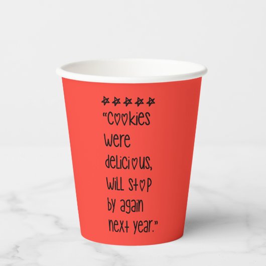 Cookies were delicious papieren bekers (Voorkant)