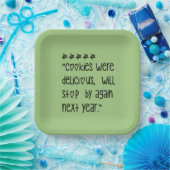 Cookies were delicious papieren bordje (Feest)