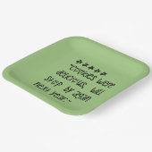 Cookies were delicious papieren bordje (Gebogen)