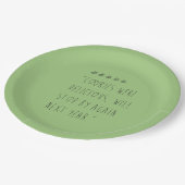 Cookies were delicious papieren bordje (Gekanteld)