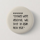 Cookies were delicious ronde button 5,7 cm (Voorkant)