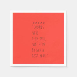 Cookies were delicious servet