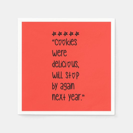 Cookies were delicious servet (Voorkant)