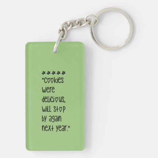 Cookies were delicious sleutelhanger (achterkant)