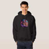 Cookies with Dreamy 80s Retrowave Aesthetic Hoodie (Voorkant volledig)