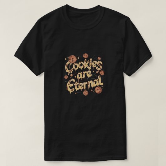 Cookies zijn eeuwig t-shirt (Design voorkant)